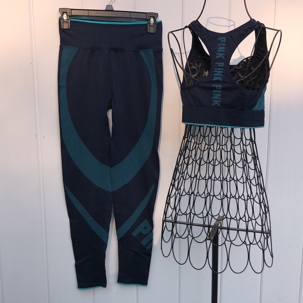 Pink Victoria’s Secret active clothing size medium blue active clothing … - Picture 5 of 10
